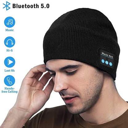 beanie Bluetooth 5.0 Earphone Music Hat Winter Wireless