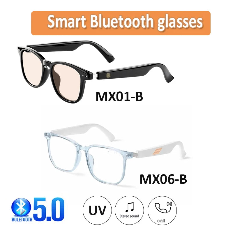 Wireless Bluetooth 5.0 Smart Sunglasses Glasses Hands-Free Calling Music Headphones With Microphone Motion Speaker Glasses