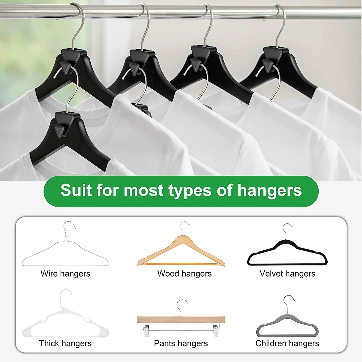 10pcs sruby space triangle connecting hooks, multifunctional wardrobe drying rack stacking