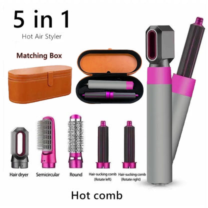 5 in 1 Hair Dryer Hot Comb air Professional Curling Iron Hair Straightener Styling Tool wrap For Dyson Airwrap Hair Dryer Househ